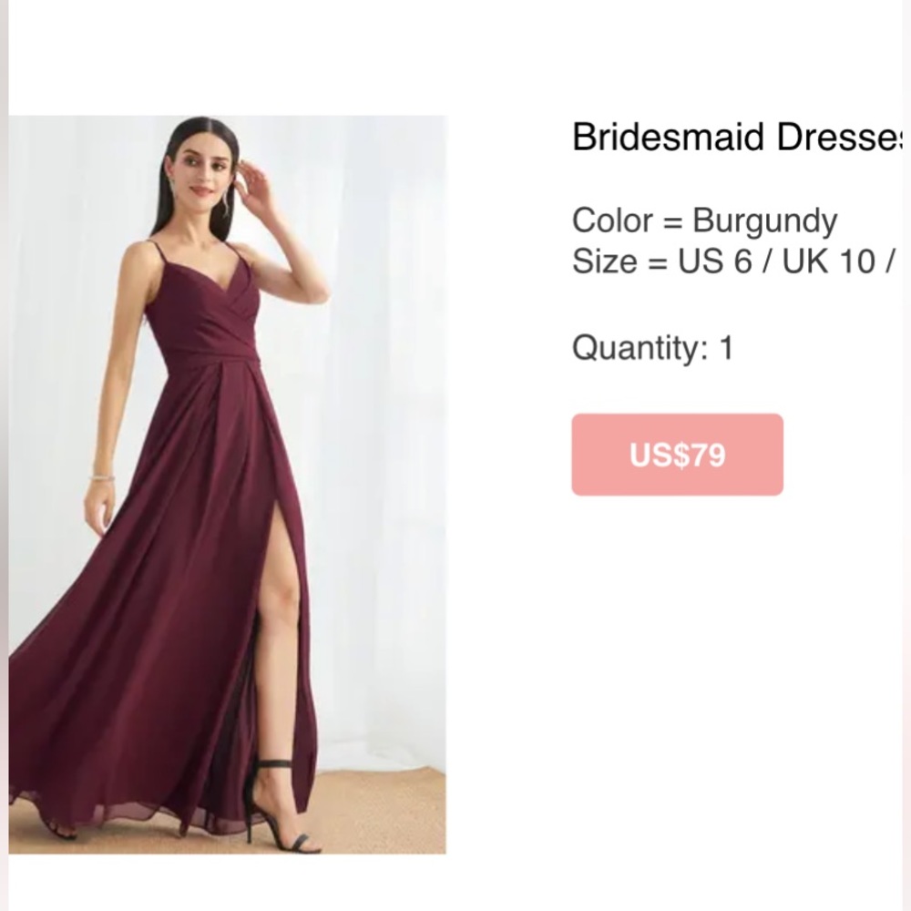 Jjs house bridesmaid dress